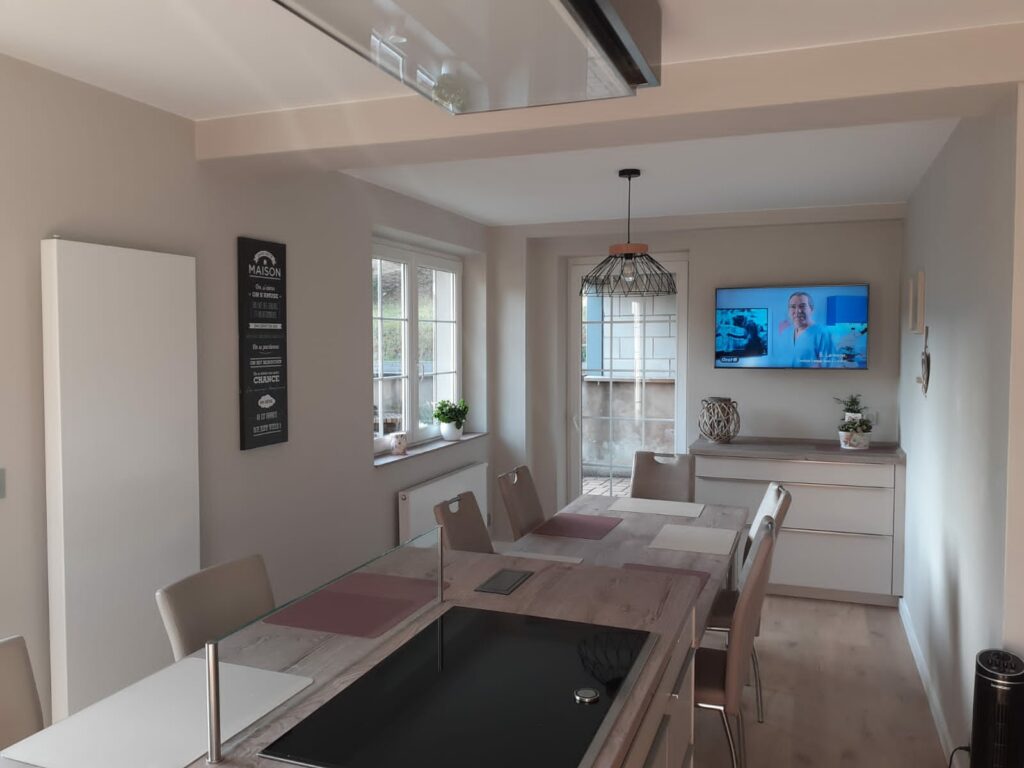 chantier cuisine après